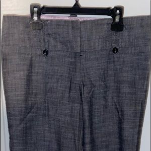 Grey boot cut dress pants